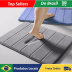 CloudStep™ - Tapete de Banheiro Ultra-Absorvente em Espuma de Memória