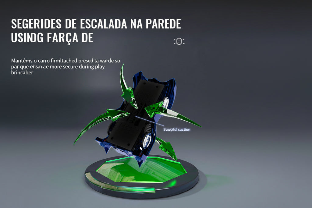 GravityDefy™ - O Carro que Escala Paredes e Tetos