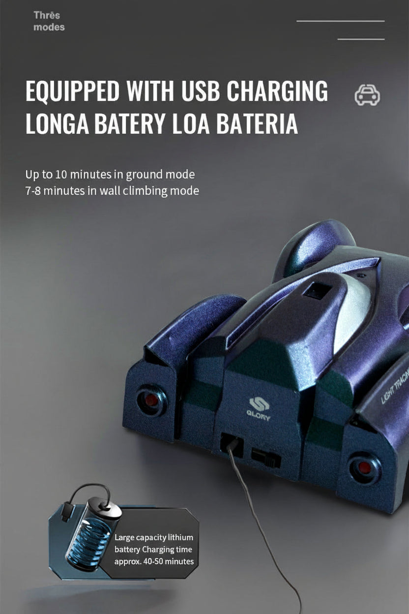 GravityDefy™ - O Carro que Escala Paredes e Tetos