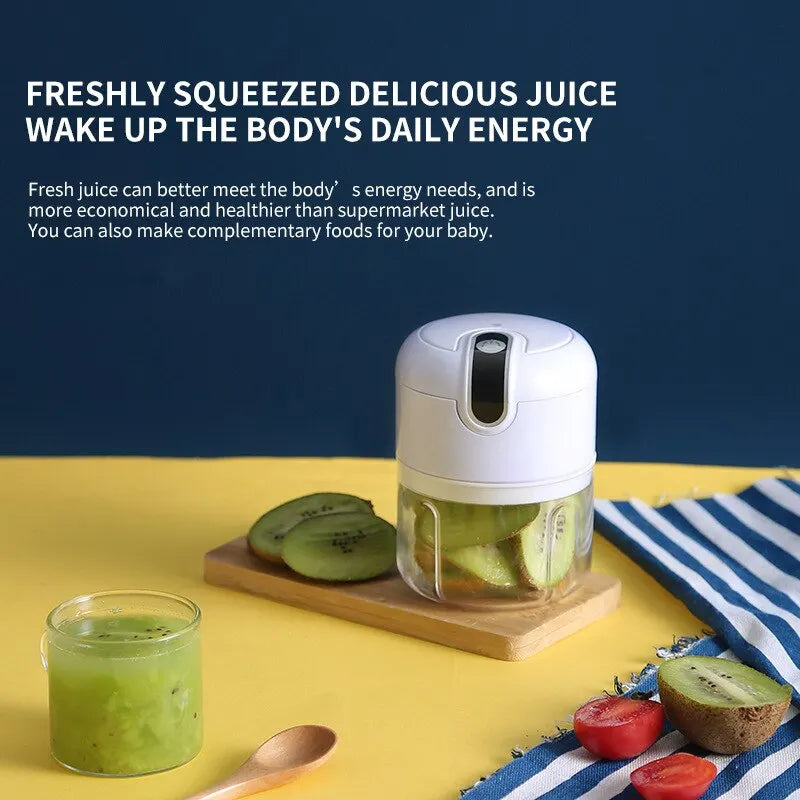 PowerChop™ Pro - Mini Processador Elétrico de Alimentos USB