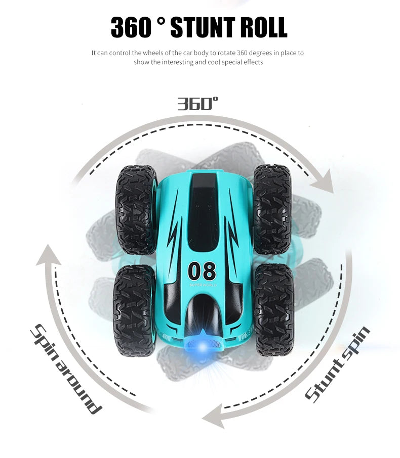 StuntMaster™ 360 - O Carro Acrobático Indestrutível 4x4