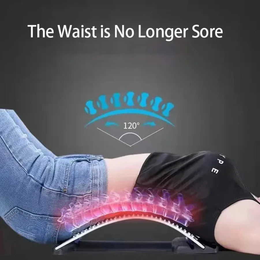 LumbarRelief™ - Alongador e Corretor Lombar Multinível com Pontos de Acupressão