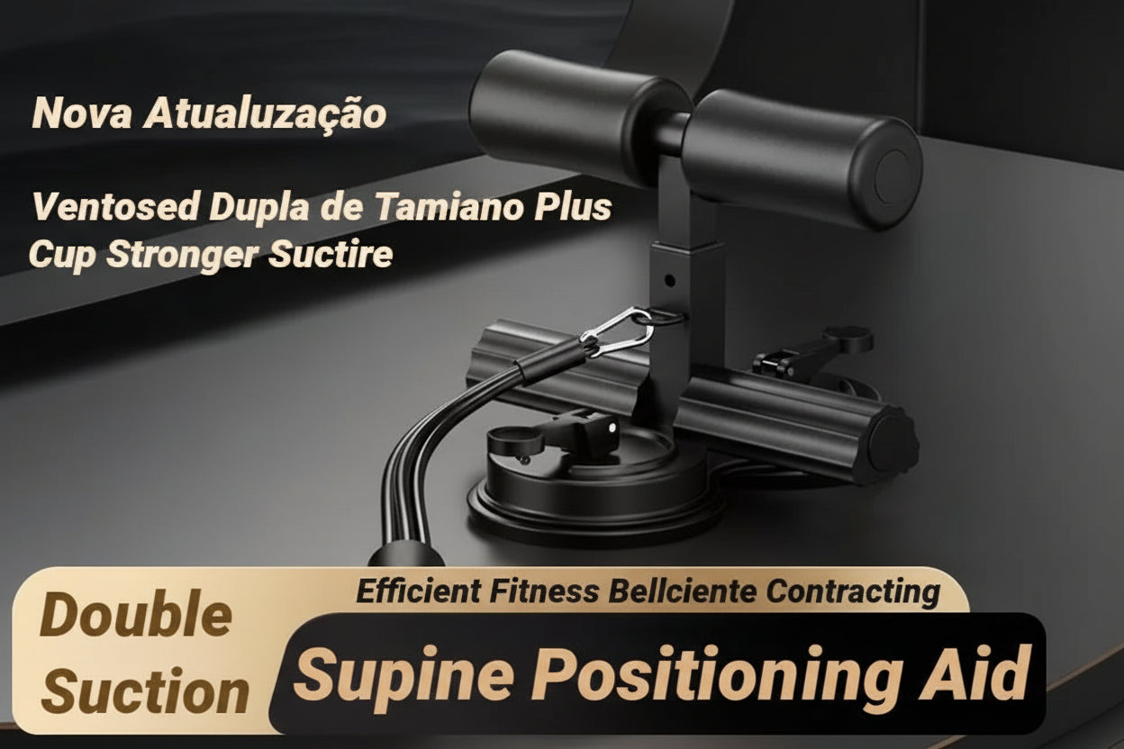 FitAnchor™ Pro - Estação de Treino 2 em 1: Ventosa Abdominal e Extensores de Resistência