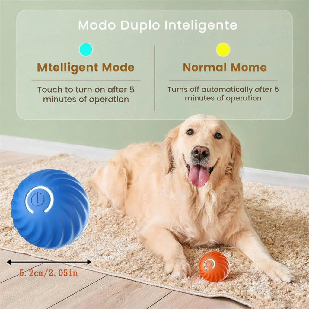 SmartBall™ 360 - Bola Interativa Inteligente com Sensor de Obstáculos e Carregamento USB