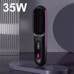 ilkBrush™ Wireless - Escova Alisadora de Cerâmica Sem Fio com Tecnologia Anti-Quebra