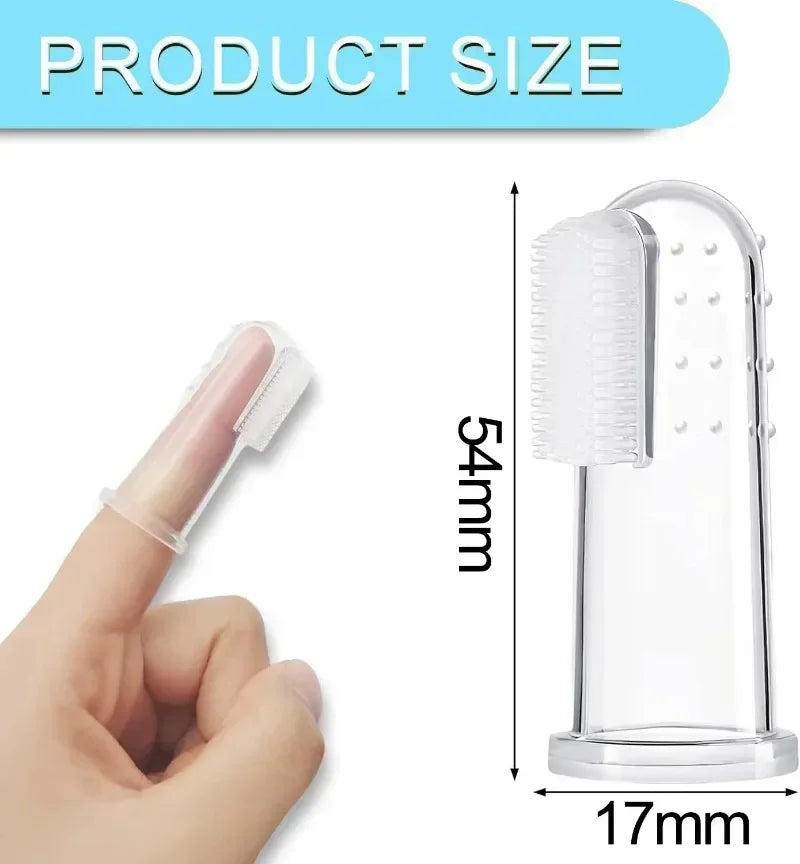 UltraSoft™ Finger Pro - Escova de Dedo com Cerdas de Microfibra de Alta Densidade para Pets