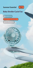 ArcticClip™ 3 em 1 - Ventilador Portátil Recarregável com Clip e Luminária Noturna