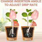 Tulipa Garden™ - Irrigador Automático em Vidro Artesanal para Plantas e Flores