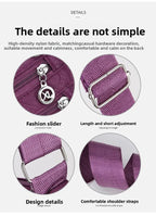👜 Bolsa Safira™ - Nylon Impermeável e Multicamadas