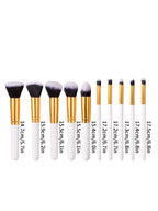 KossShow™ Studio 11 - Kit de Pincéis Profissionais em Madeira com Estojo Premium