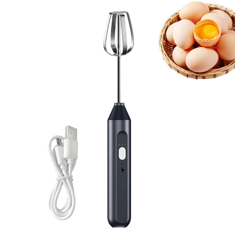 MixMaster™ 3 em 1 - Batedor e Misturador Recarregável Turbo