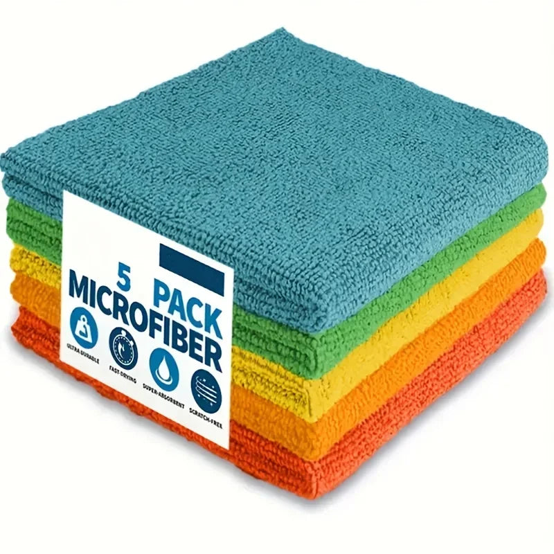UltraAbsorb™ Max - Super Kit com 20 Panos de Microfibra de Alta Densidade (Multiuso e Anti-Risco)