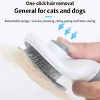 EasyClean™ Pro - Escova Pet Autolimpante com Sistema de Ejeção One-Click