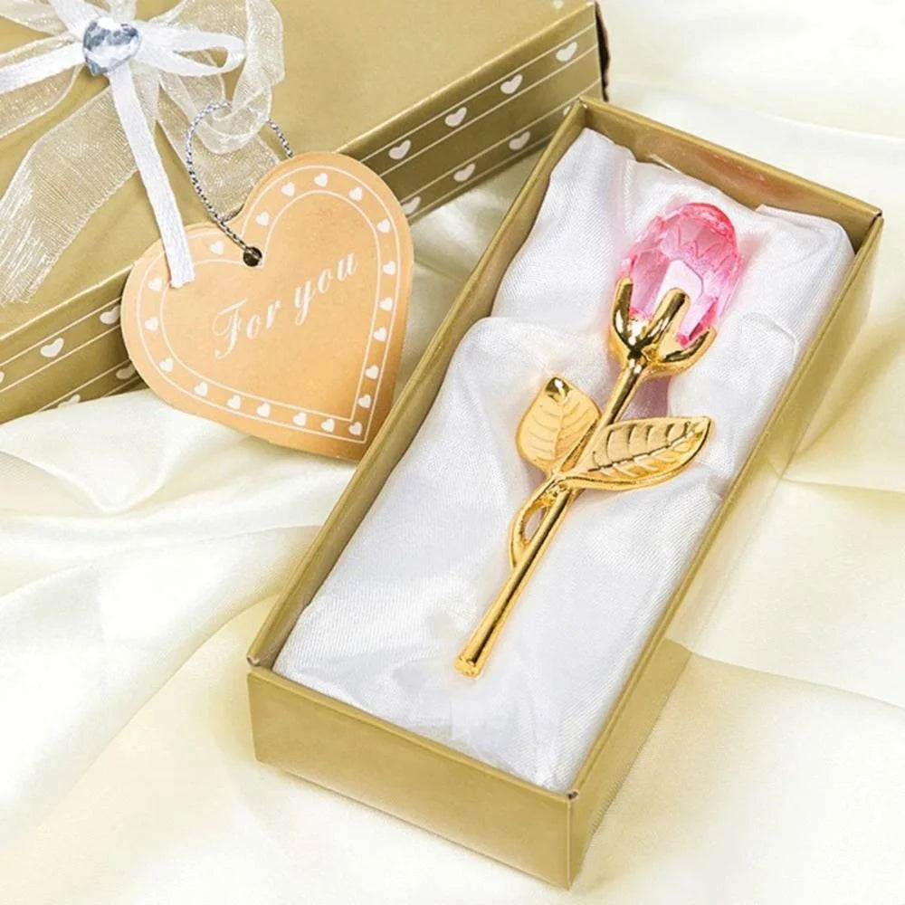 EternalCrystal™ - Rosa de Cristal com Caixa de Luxo para Presente e Decoração