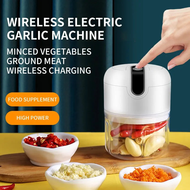 PowerChop™ Pro - Mini Processador Elétrico de Alimentos USB