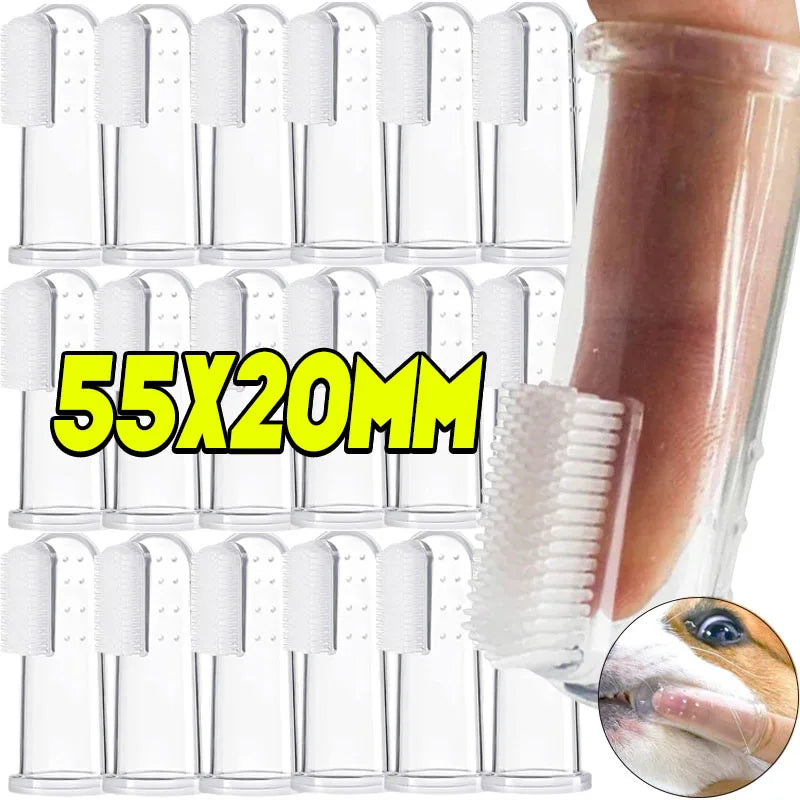 UltraSoft™ Finger Pro - Escova de Dedo com Cerdas de Microfibra de Alta Densidade para Pets