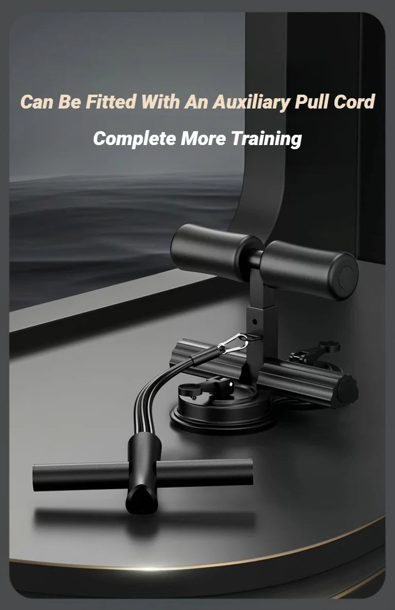 FitAnchor™ Pro - Estação de Treino 2 em 1: Ventosa Abdominal e Extensores de Resistência