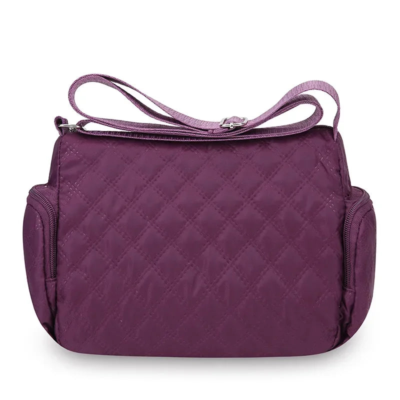 👜 Bolsa Safira™ - Nylon Impermeável e Multicamadas