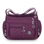👜 Bolsa Safira™ - Nylon Impermeável e Multicamadas