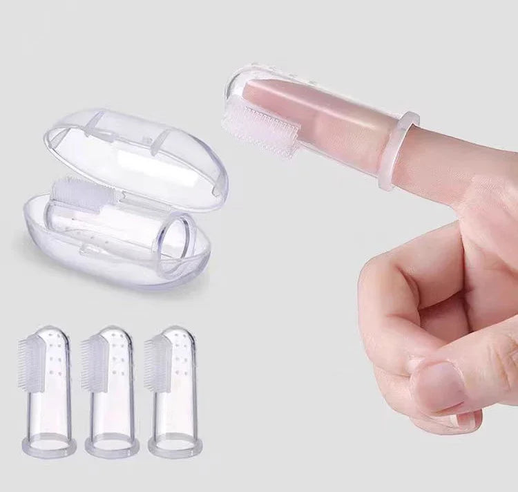 SoftTouch™ Pet - Dedeira de Silicone Premium para Limpeza Bucal e Controle de Tártaro