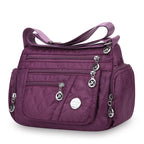 👜 Bolsa Safira™ - Nylon Impermeável e Multicamadas