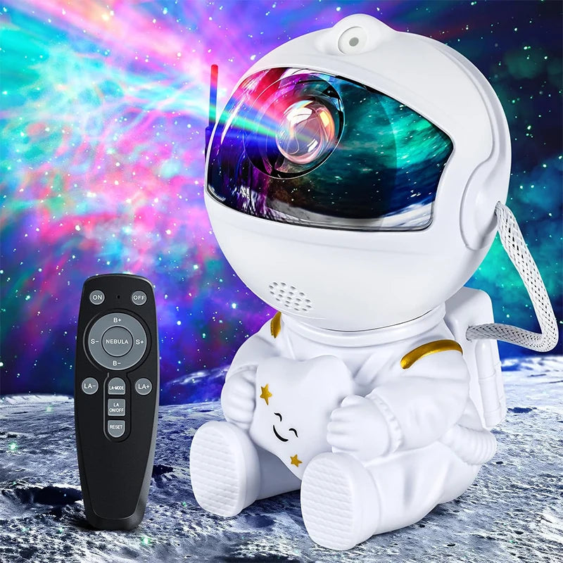 Astronauta Galáctico Pro™ - Projetor de Nebulosas 360º.