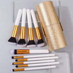 KossShow™ Studio 11 - Kit de Pincéis Profissionais em Madeira com Estojo Premium