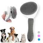 EasyClean™ Pro - Escova Pet Autolimpante com Sistema de Ejeção One-Click