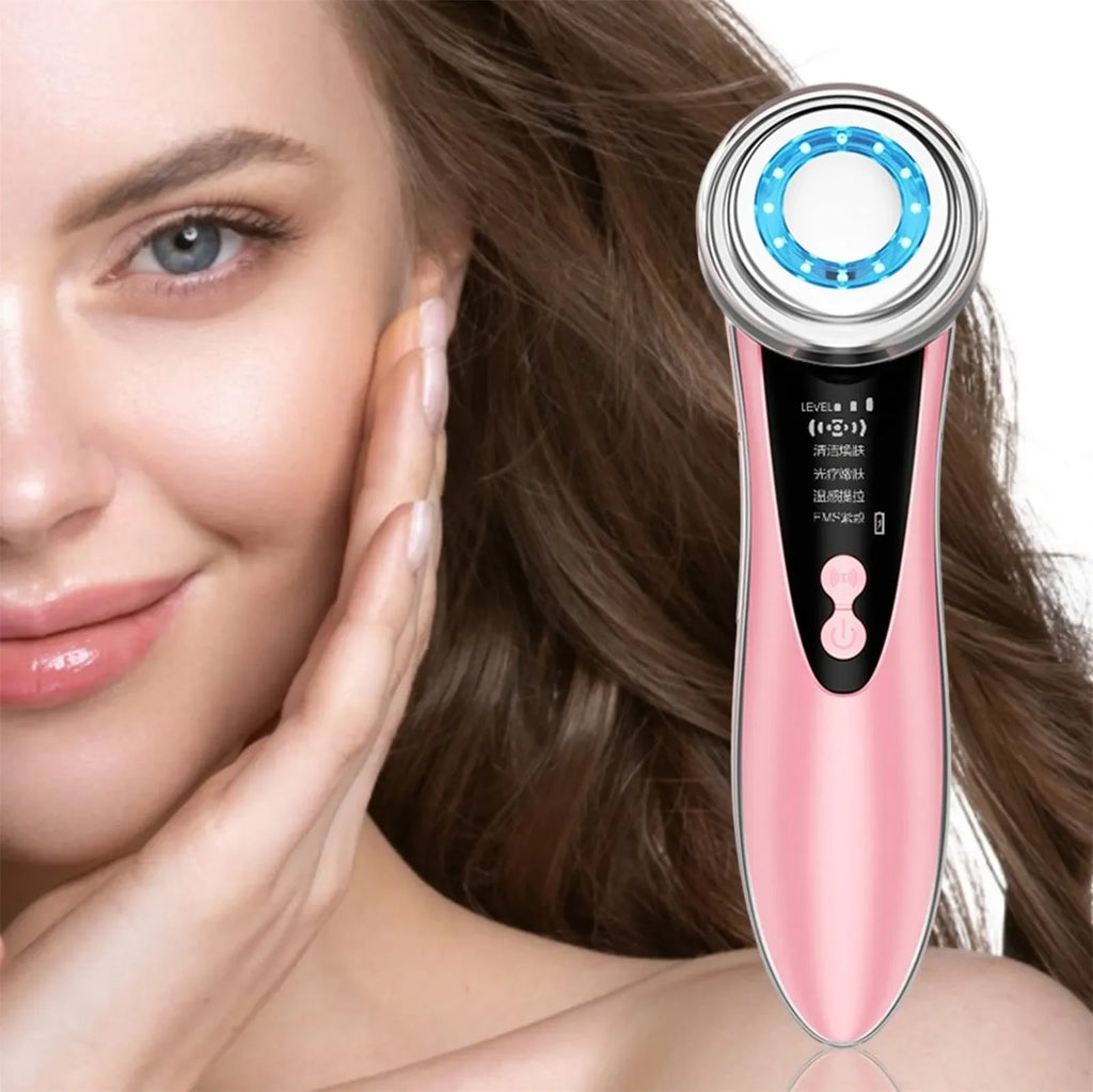 PhotonLift™ 2026 - Massageador Facial Rejuvenescedor com Terapia de Luz LED