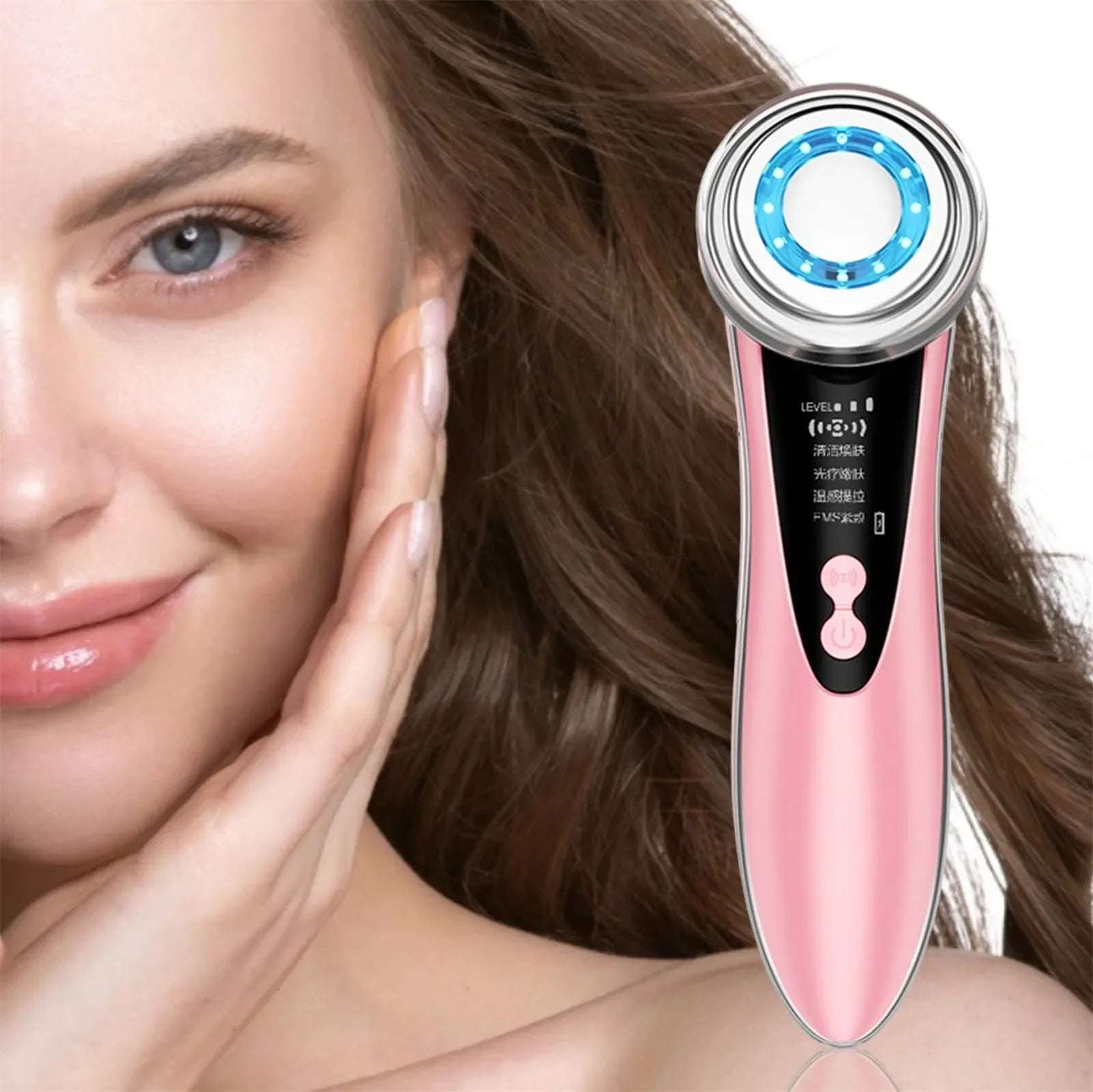 PhotonLift™ 2026 - Massageador Facial Rejuvenescedor com Terapia de Luz LED