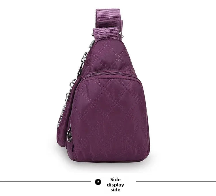 👜 Bolsa Safira™ - Nylon Impermeável e Multicamadas