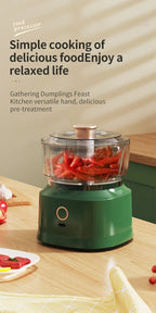 ChefExpress™ 350ml - Mini Processador Elétrico Sem Fio de Alta Potência com Carregamento USB