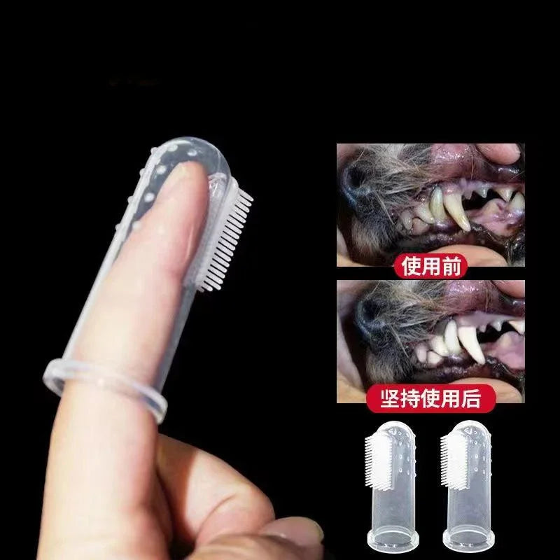 SoftTouch™ Pet - Dedeira de Silicone Premium para Limpeza Bucal e Controle de Tártaro