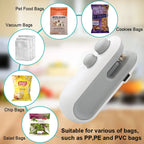 Seladora Magic Seal - Mantenha seus Alimentos Crocantes por Muito Mais Tempo