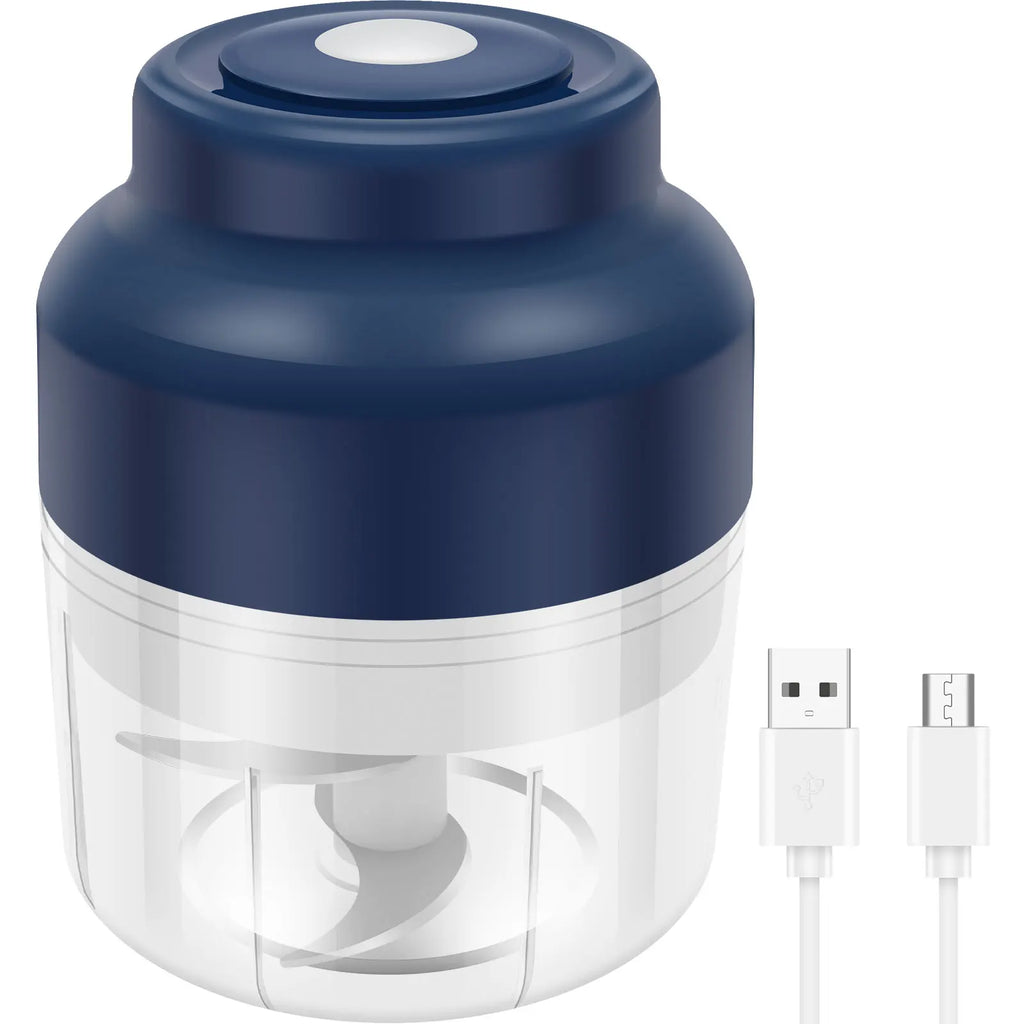 PowerGrind™ Nano - Mini Processador Elétrico de Precisão com Lâminas de Aço Cirúrgico