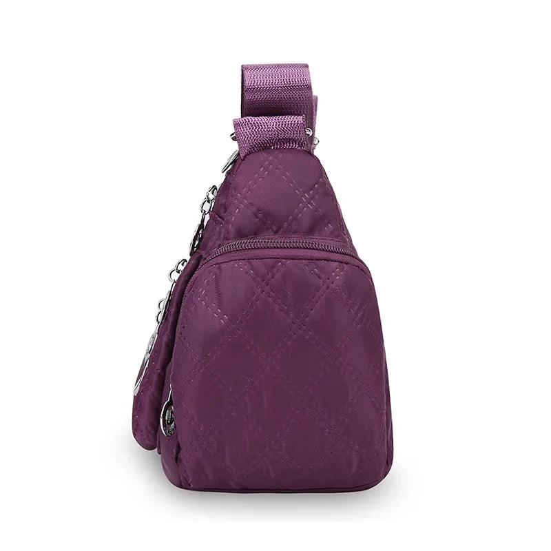 👜 Bolsa Safira™ - Nylon Impermeável e Multicamadas