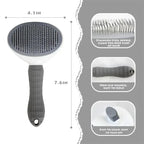 EasyClean™ Pro - Escova Pet Autolimpante com Sistema de Ejeção One-Click