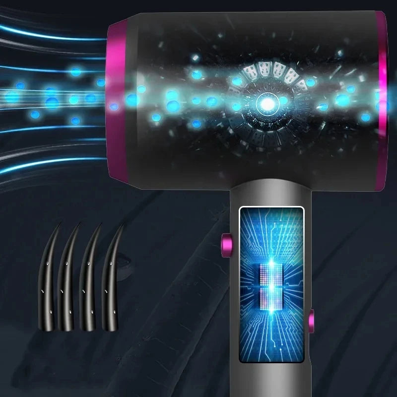 IonicPro™ 2000 - Secador Profissional Ultraleve com Proteção Térmica e Tecnologia Anti-Frizz