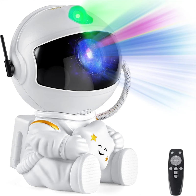 Astronauta Galáctico Pro™ - Projetor de Nebulosas 360º.