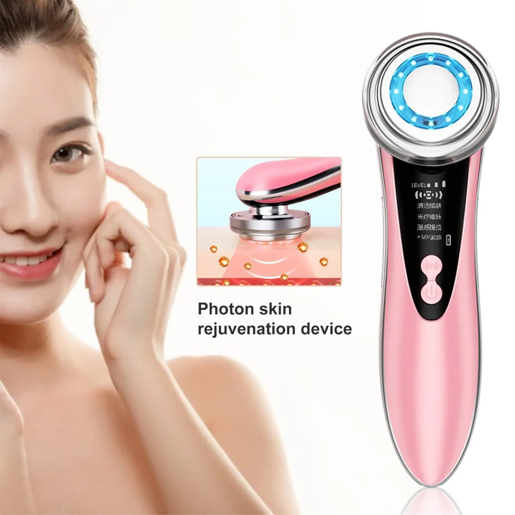 PhotonLift™ 2026 - Massageador Facial Rejuvenescedor com Terapia de Luz LED