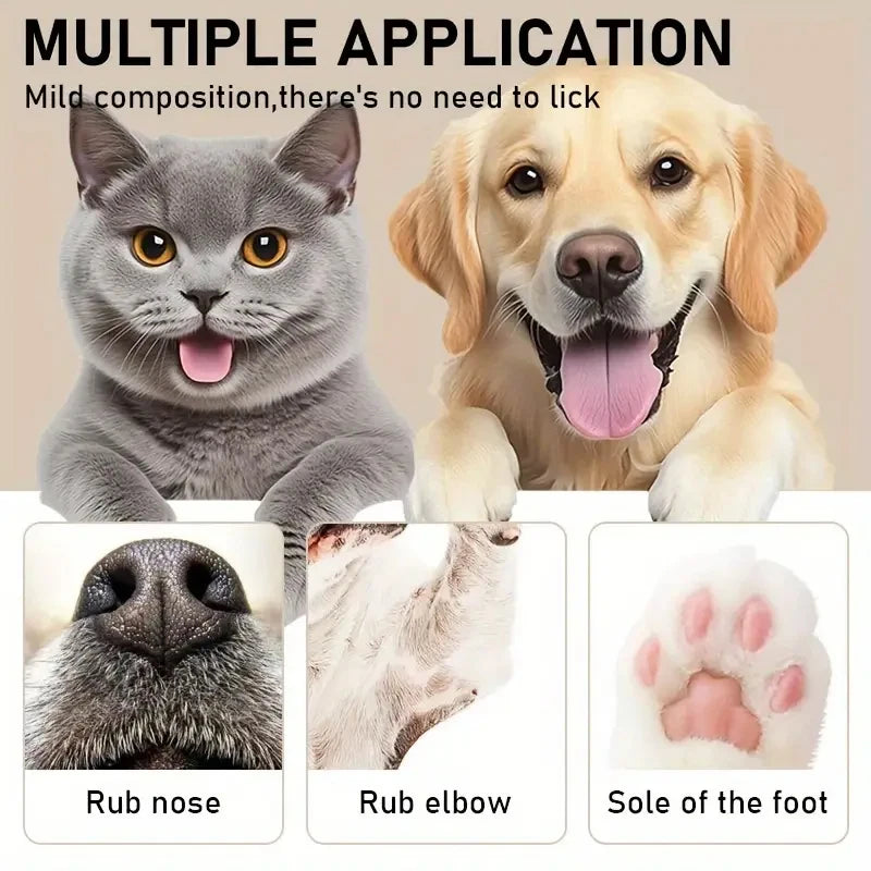 PawRelief™ - Bálsamo Hidratante e Regenerador para Patas e Nariz de Cães e Gatos (45g)