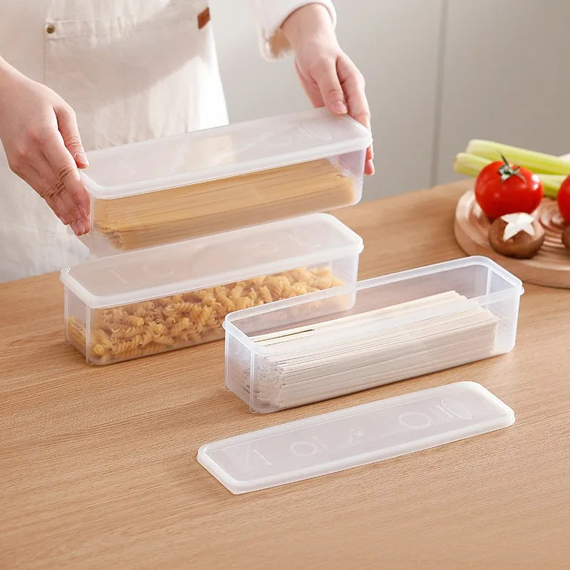 ClearBox™ - Organizador Slim para Geladeira e Despensa (Kit 4 Peças)