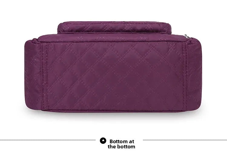👜 Bolsa Safira™ - Nylon Impermeável e Multicamadas