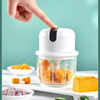 PowerChop™ Pro - Mini Processador Elétrico de Alimentos USB