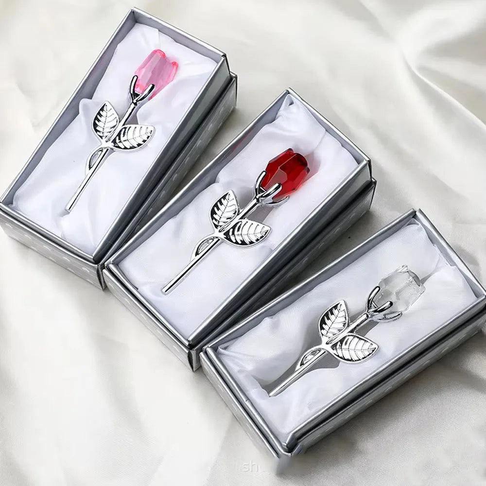 EternalCrystal™ - Rosa de Cristal com Caixa de Luxo para Presente e Decoração
