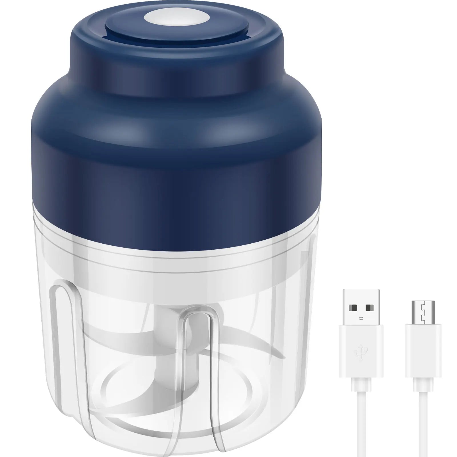 PowerGrind™ Nano - Mini Processador Elétrico de Precisão com Lâminas de Aço Cirúrgico