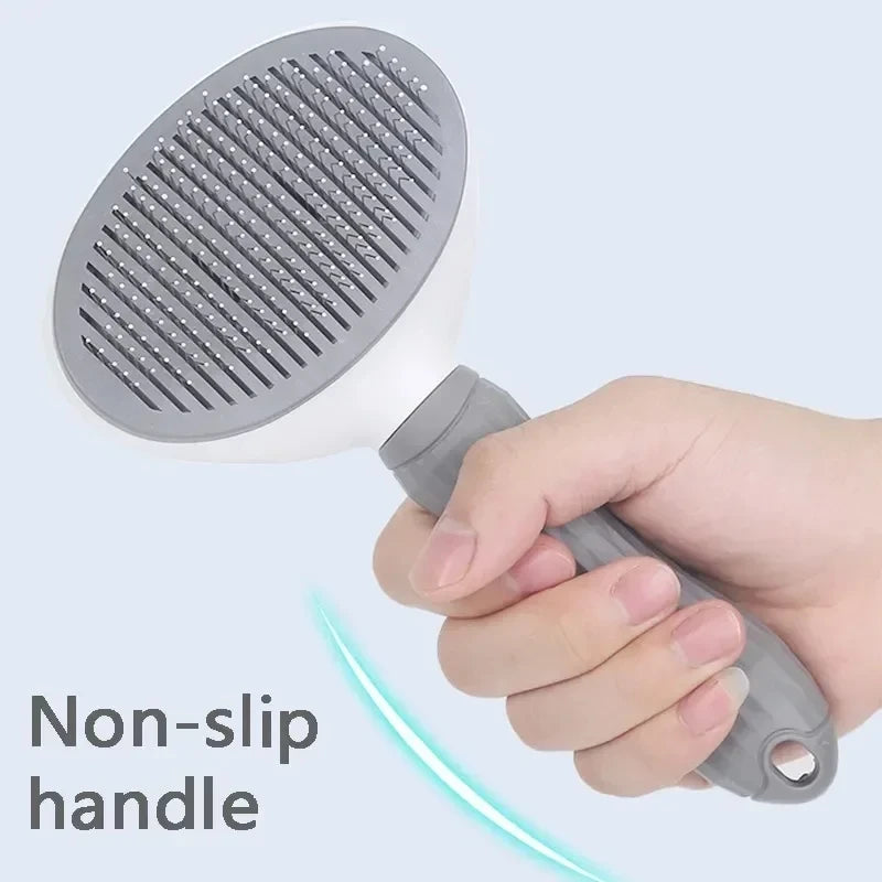 EasyClean™ Pro - Escova Pet Autolimpante com Sistema de Ejeção One-Click