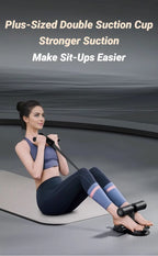 FitAnchor™ Pro - Estação de Treino 2 em 1: Ventosa Abdominal e Extensores de Resistência