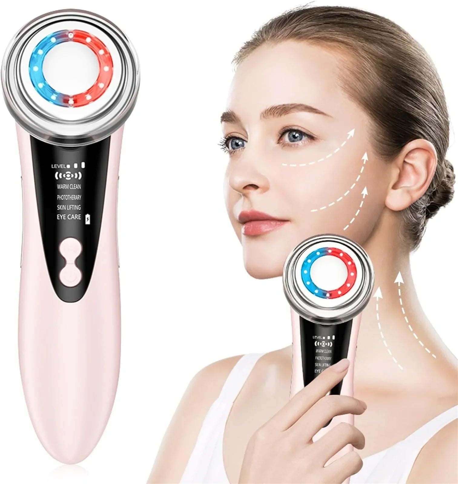 PhotonLift™ 2026 - Massageador Facial Rejuvenescedor com Terapia de Luz LED