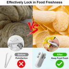 Seladora Magic Seal - Mantenha seus Alimentos Crocantes por Muito Mais Tempo